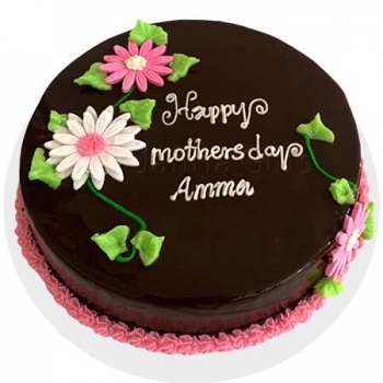 Flower Chocolate Cake 