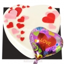 Warm Heart with Foil Balloon