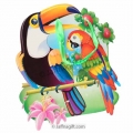 Parrot Cutout Bag