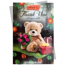 Thank you teddy card